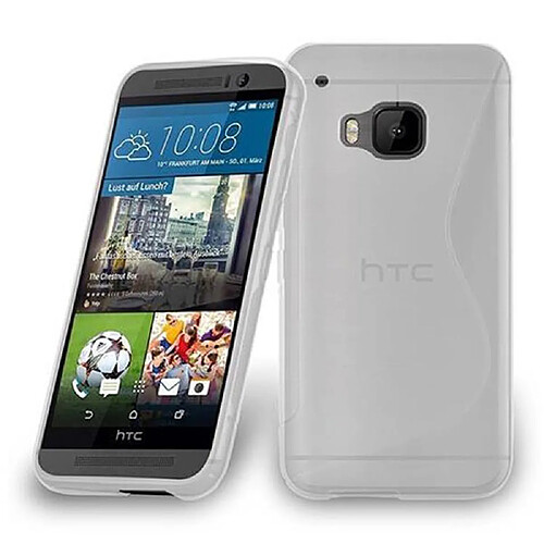 Cadorabo Coque HTC ONE M9 PLUS / ONE ME Etui en Transparent