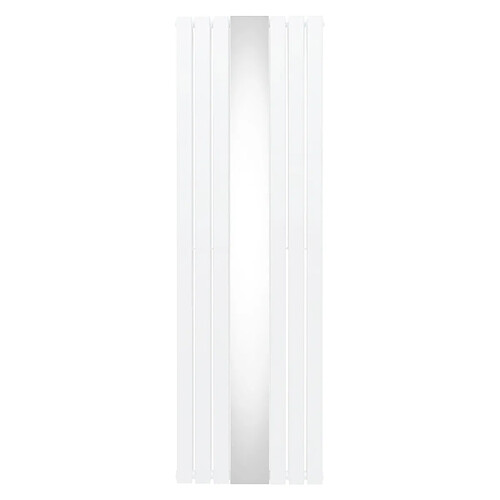 Monstershop Radiateur Plat avec Miroir - 1800mm x 565mm – Blanc