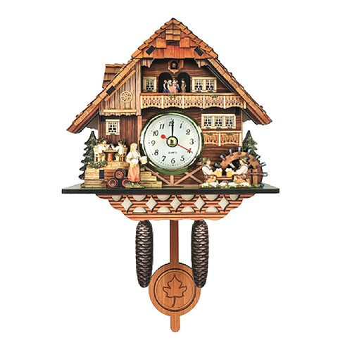 antiquité coucou horloge murale horloge en bois vintage décor à la maison excellent cadeau k