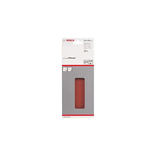 BOSCH Papier abrasif pour ponceuse vibrante perforé - Grain 120 - 230 x 93 mm