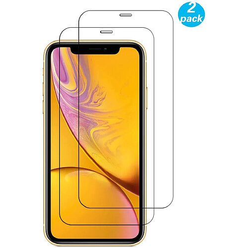 Pack X2 Vitres Protection Ecran Pour Apple iPhone XR Little Boutik®