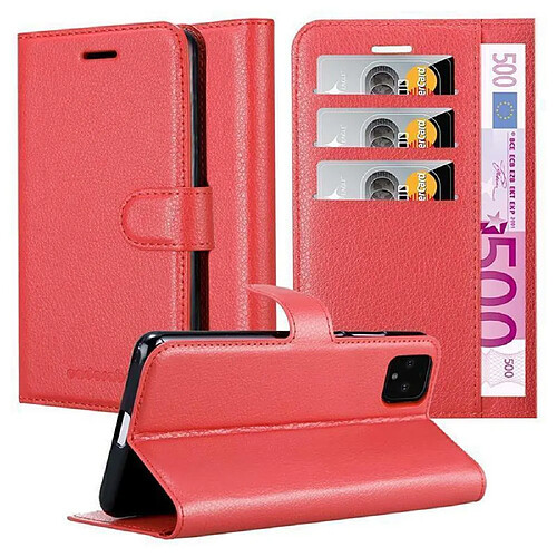 Cadorabo Coque Google PIXEL 4 XL Etui en Rouge