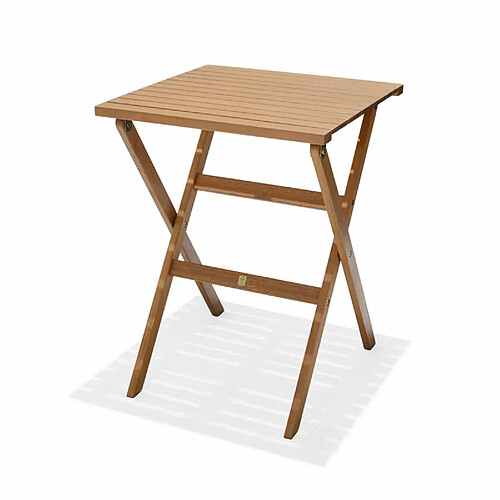 Table à Manger de Jardin Chillvert Milán Bois 56x56x74 cm Carrée 2 Personnes