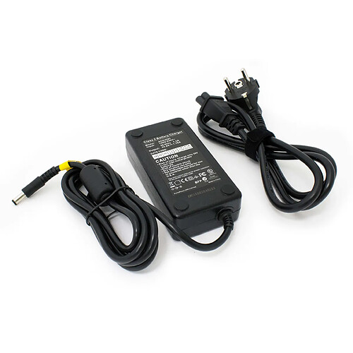 vhbw 220V Chargeur d'alimentation Câble de chargement 60W pour e-Bike, Pedelec, vélo électrique batteries avec connecteur rond comme HP1202L3.