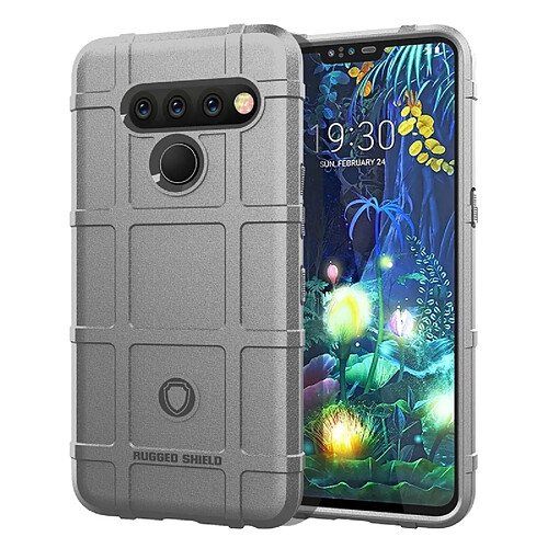 Wewoo Coque Housse TPU antichoc à couverture totale pour LG V50 ThinQ (Gris)