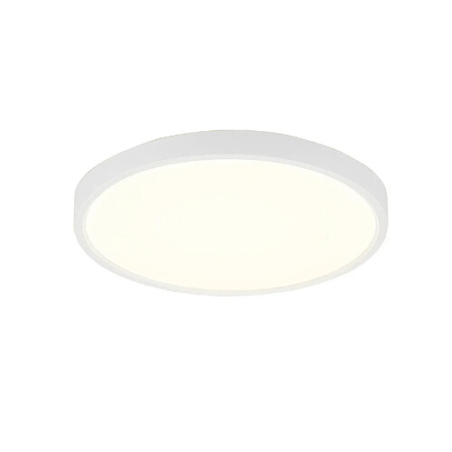 NETTLIFE Plafonnier LED chambre lampe plate 22cm 15W cuisine IP44 couloir ronde blanc chaud pour salle de bain