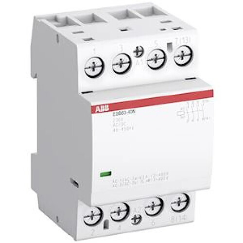 contacteur modulaire - abb esbn - 63a - 4 contacts no - 230 volts - abb 1sae351111r0640