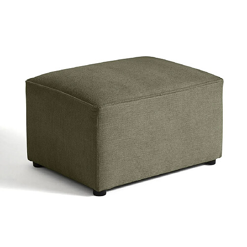 Bestmobilier Canopy - pouf - en tissu texturé