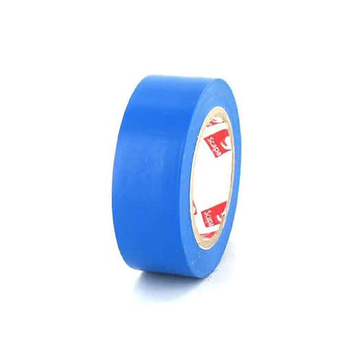 Ruban adhésif 15 mm PVC électrique Scapa 2702 bleu