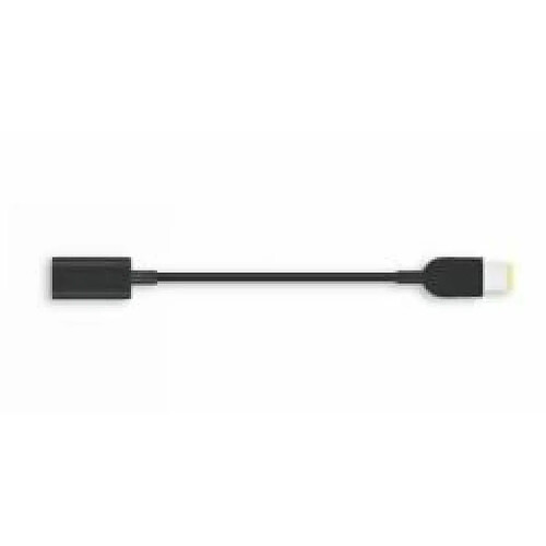 Lenovo 4X90U45346 adaptateur et connecteur de câbles USB-C Slim-tip Noir (USB-C TO SLIM TIP CABLE ADAPTER - .)