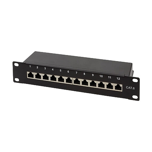 Logilink Panneau de brassage 10' cat. 6, blindé, 12 ports ()