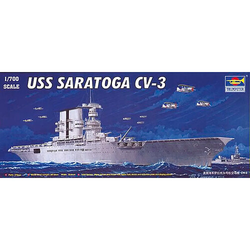 USS Saratoga CV-3 - 1:700e - Trumpeter