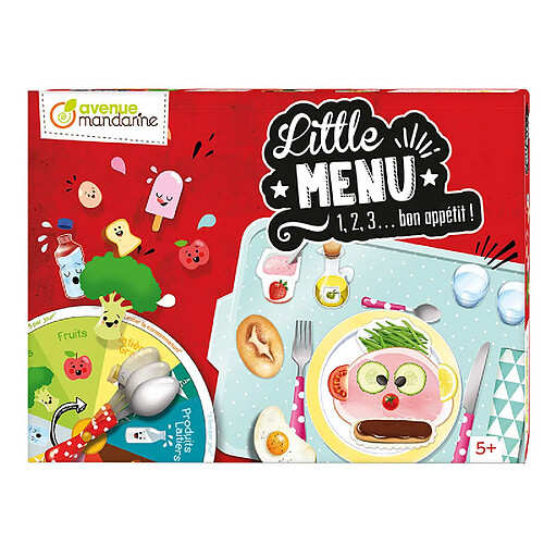 Avenue Mandarine Little menu - Jeu de plateau d'apprentissage - 5 ans et +