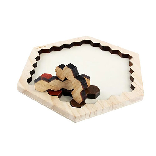 Universal QI, puzzle en bois, jeu d'avertissement, jeu éducatif pour les enfants.