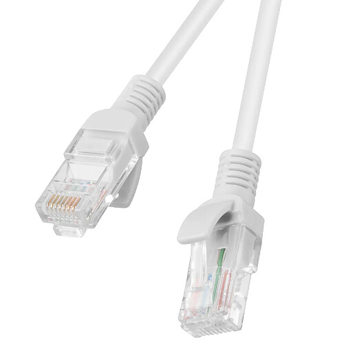 Lanberg Câble réseau Ethernet UTP gris Cat.6 1 m PCU6-10CC-0100-S