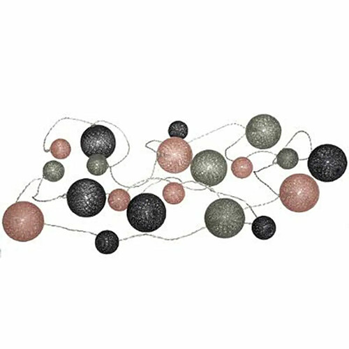 Guirlande Lumineuse Led 20 Boules 210cm Multicolore