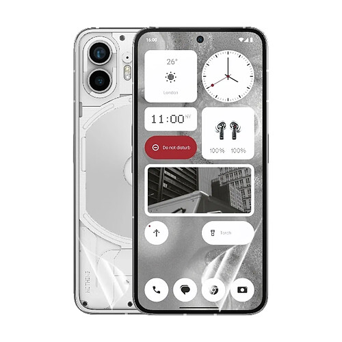 PHONECARE Film Hydrogel Full Cover Avant et Arriére pour Nothing Phone (2) - Transparent