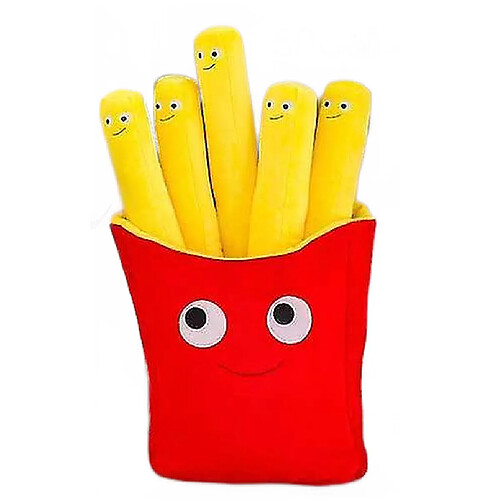 Universal Animaux peluches 50cm oreiller frites imitation nourriture oreiller frites pizza peluche poupée enfant anniversaire cadeau de noël