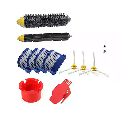 Kit de 3 filtres de Robot pour irobot Roomba, brosse latérale, 2 vis, pièces pour aspirateur robot, séries 600 595 620 630 650 660