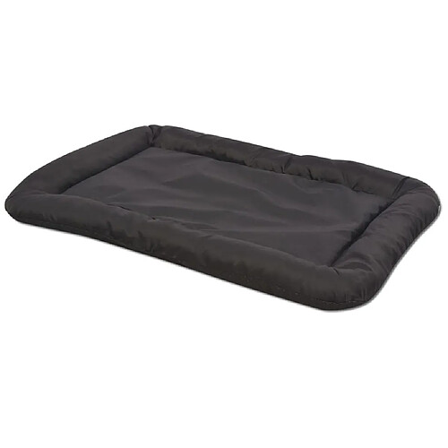 Helloshop26 Matelas lit panier pour chiens animaux de compagnie taille M 55 x 35 cm noir 02_0001600