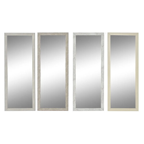 DKD Home Decor Miroirs Polystyrène (4 Unités)