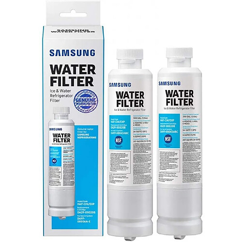 Lot de 2 filtres à eau da29-00020b pour réfrigérateurs samsung