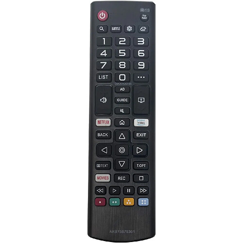 SANAG Akb75675301 Telecommande Remplacee Convient Pour Lg Tv 43Um71007Lb 43Um7390Plc 49Um7400Plb 55Um71007Lb 75Um7110Plb 32Lm6300Pla 43Um7400Plb 49Um71007Lb 55Um7400Plb 70Um7100Pla