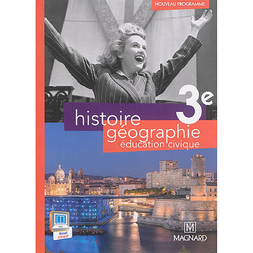 Histoire géographie, éducation civique, 3e · Occasion