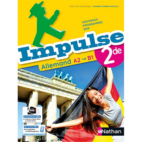 Impulse, allemand 2de, A2-B1 : nouveau programme 2019 · Occasion