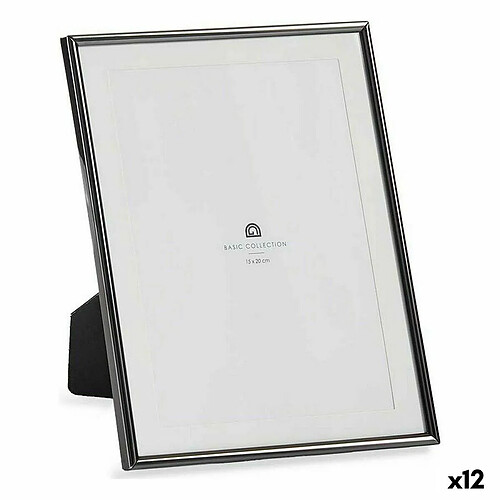 Gift Decor Cadre photo Verre Noir Acier (12 Unités)