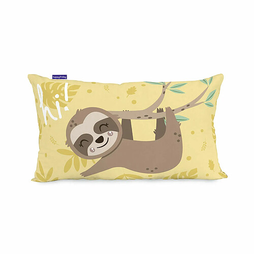 Happy Friday Housse de coussin HappyFriday Moshi Moshi Happy Sloth Multicouleur 50 x 30 cm