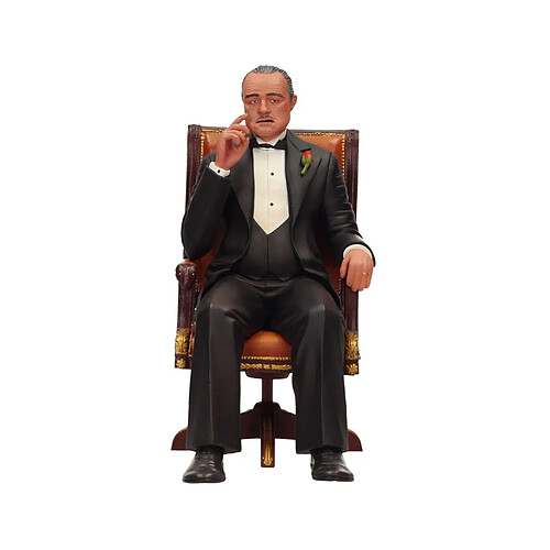 SD Toys Le Parrain - Statuette Movie Icons Don Vito Corleone 15 cm