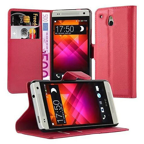 Cadorabo Coque HTC ONE M4 MINI Etui en Rouge