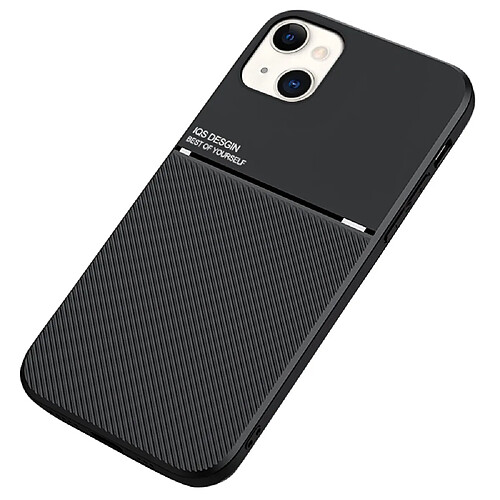 Coque en TPU + PU poids léger, antichoc noir pour votre iPhone 13 6.1 pouces