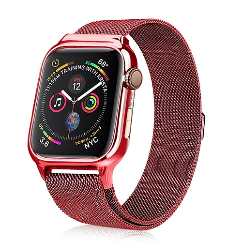 Wewoo Bracelet milanais en acier inoxydable avec boucle pour Apple Watch série 4 44 mm