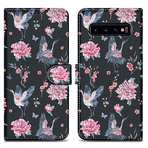 Cadorabo Etui Samsung Galaxy S10 PLUS Coque en Noir