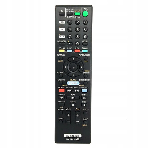 GUPBOO Télécommande Universelle de Rechange Pour SONY AV système amplificateur à distance BDV-E780W