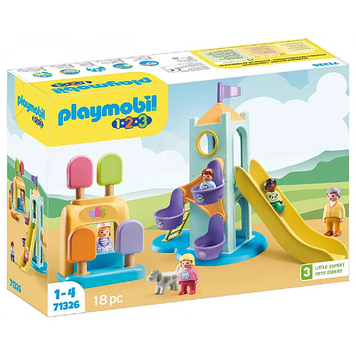 Playmobil® 71326 Aire de jeux avec toboggan géant 1.2.3