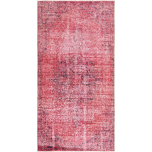 Vidal Tapis de laine 175x89 rouge Ultra Vintage