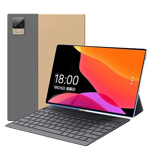 Tablette Tactile VANWIN P70 32 Go 10.1 Pouces Android 12 Dual 4G LTE/SIM Avec clavier et étui de protection - Or