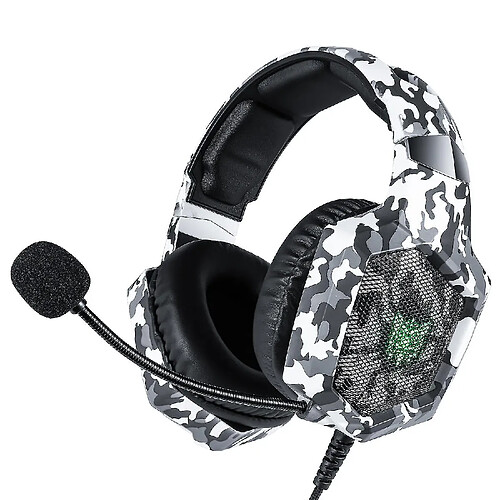 Universal Casque camouflage console de jeu filaire casque de jeu stéréo avec microphone/ordinateur portable | casque/