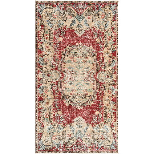 Vidal Tapis de laine 251x137 brun Ultra Vintage