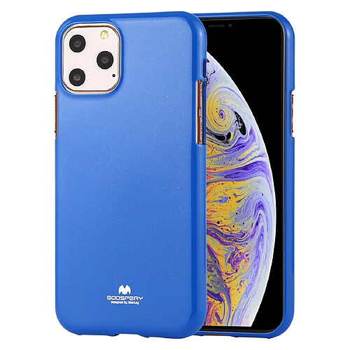 Wewoo Coque Souple JELLY TPU anti-choc et anti-rayures pour iPhone 11 Pro Bleu