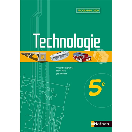 Technologie, 5e : programme 2009 · Occasion