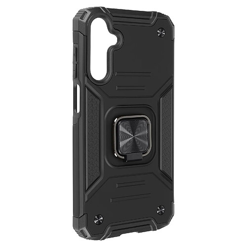 Avizar Coque pour Samsung Galaxy A15 5G Antichoc Bague Rotative Multifonction Noir