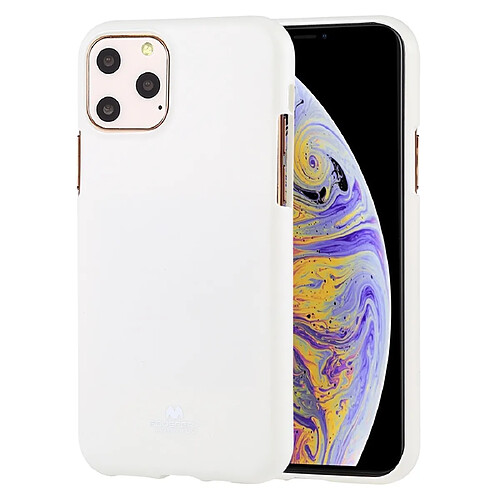 Wewoo Coque Souple JELLY TPU anti-choc et anti-rayures pour iPhone 11 Pro Blanc