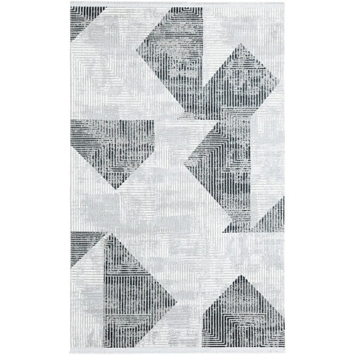 Hadorn Tapis 275x185 gris clair Davos Grecian