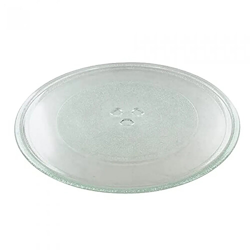 Europart plateau tournant universel en verre pour micro-ondes 320 mm 3 fixations