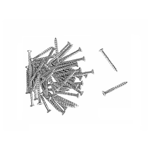 NATURE Sachet de 50 vis Torx inox pour fixer bordure de jardin au piquet - 4,5 x 40 mm