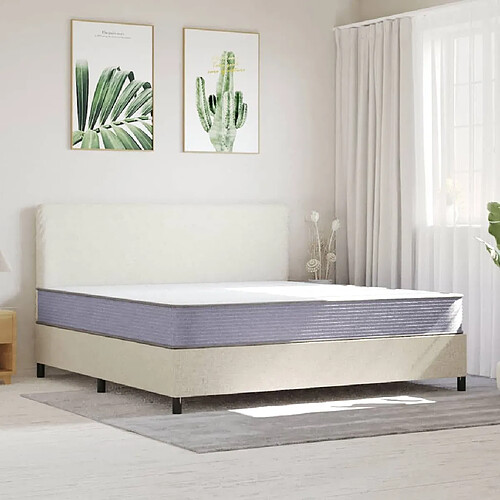 Maison Chic Matelas en mousse moyennement pour chambre, Matelas doux 200x200 cm -GKD23799